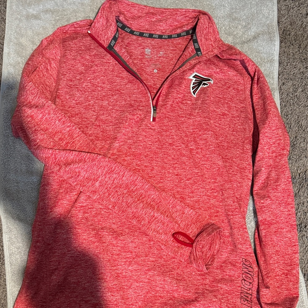 Nike Heathered Red Dri-FIT Pullover